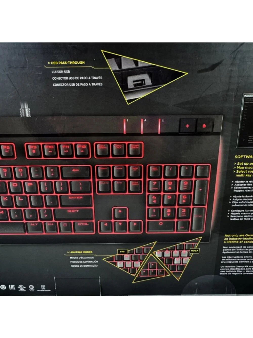 Corsair Strafe Mechanical Gaming Keyboard Cherry MX Backlighting